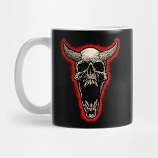 Demonic Skull Mug